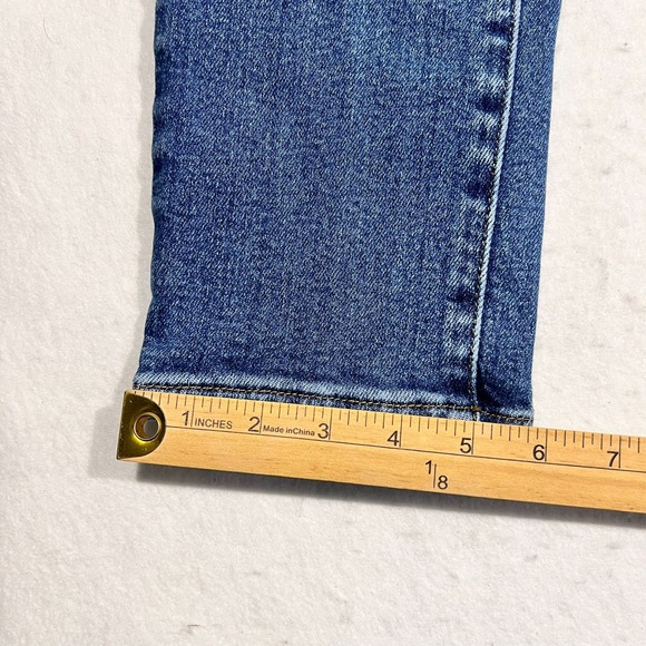 Judy Blue Jeans Blue Floral Embroidered Denim Boyfriend Festival Size 3/26 26x28 - Picture 8 of 16